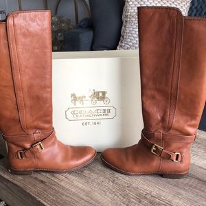 Coach MONIQUE leather boot